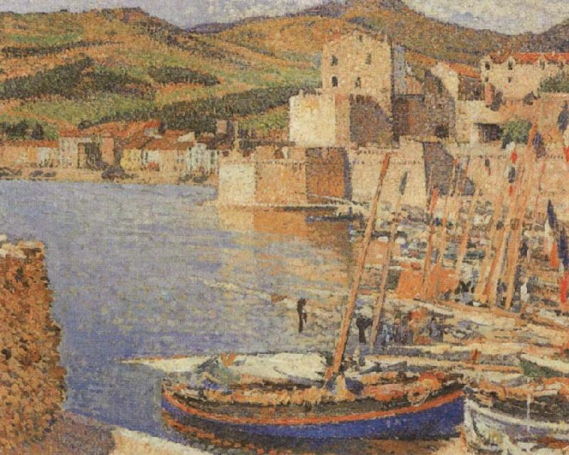 Martin Henri The Harbour of Collioure china oil painting image